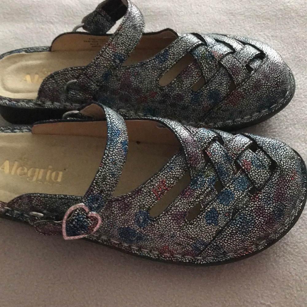 Alegria Freesia Shoes Clogs 39/ 9 - 9.5 Like New Condition Beautiful Colors